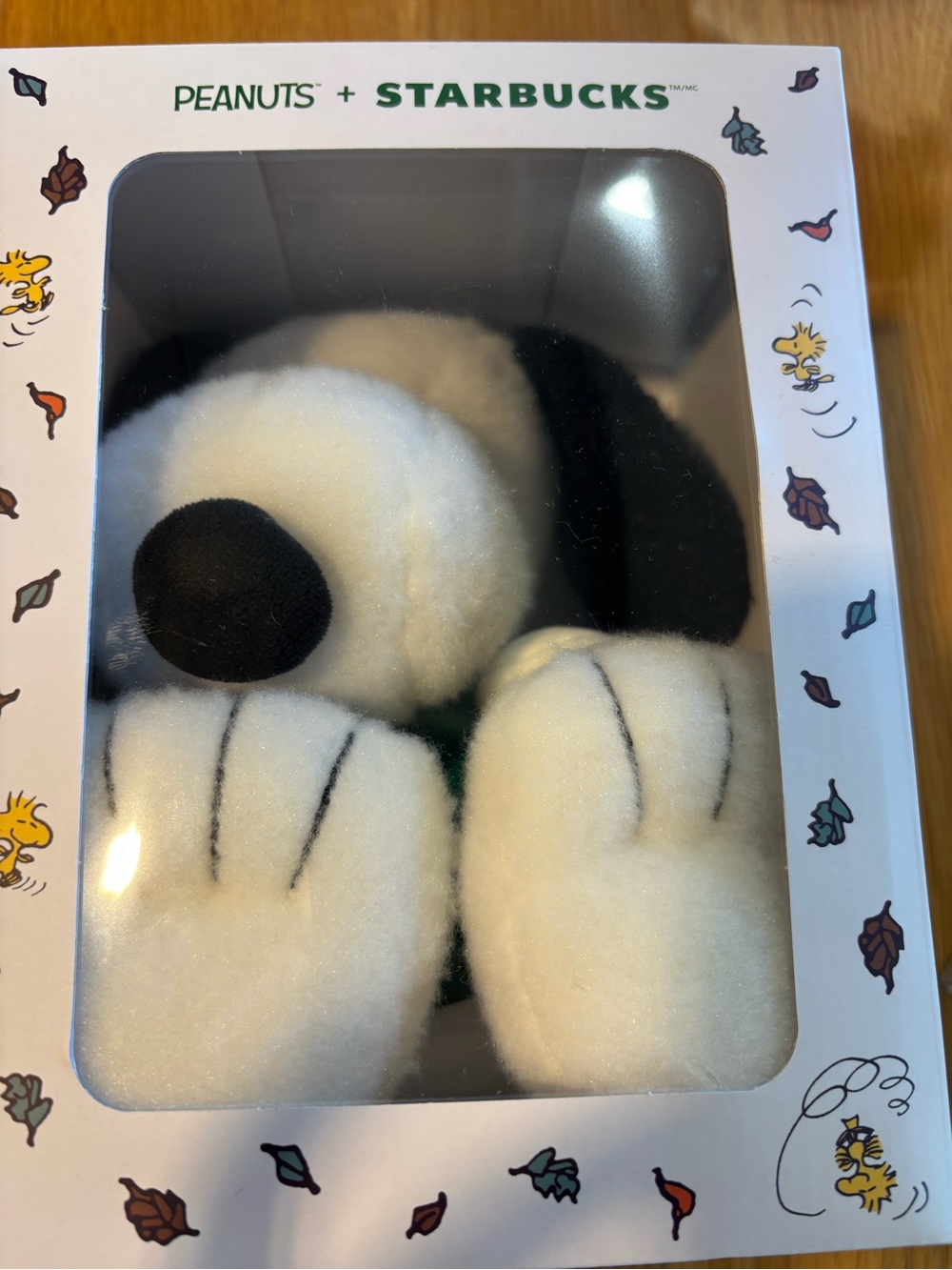 Peanuts x Starbucks Snoopy Plush Toy - White & Black